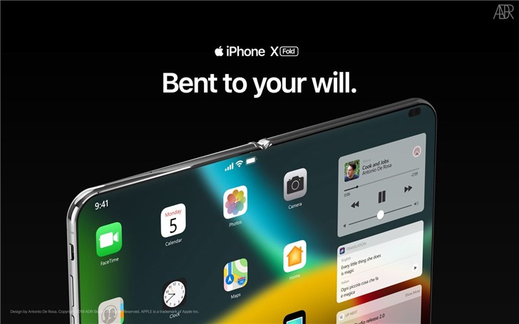 iPhone X Fold概念欣赏 iPhone X Fold概念欣赏