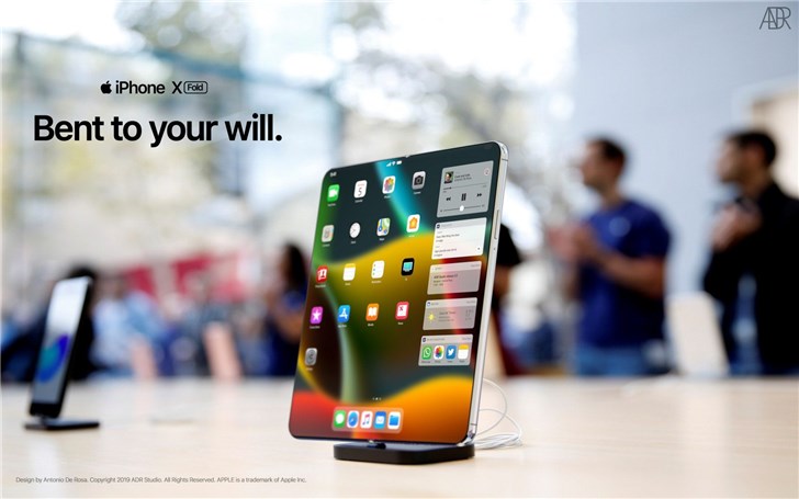 iPhone X Fold概念欣赏 iPhone X Fold概念欣赏