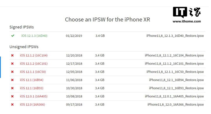 苹果iOS 12.1.2验证通道关闭:降级无望 苹果iOS 12.1.2验证通道关闭:降级无望