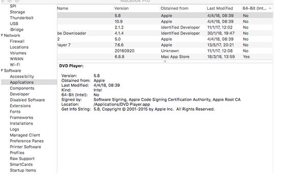 如何查看自己的Mac上的应用是32位还是64位 如何查看自己的Mac上的应用是32位还是64位