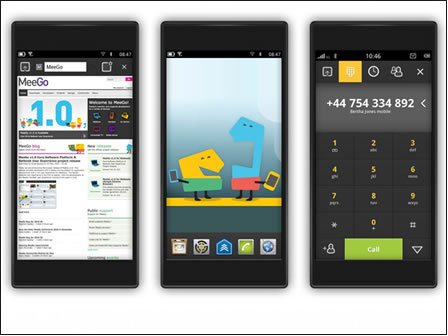 �ֻ��г� MeeGo�ֻ���UI��й¶ �׿��������Ƴ�