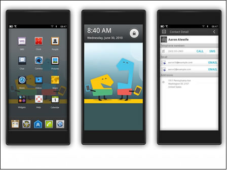 �ֻ��г� MeeGo�ֻ���UI��й¶ �׿��������Ƴ�