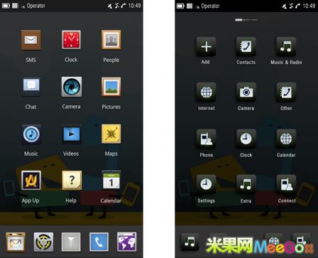 诺基亚在世界大会前公布最新MeeGo UI 诺基亚在世界大会前公布最新MeeGo UI
