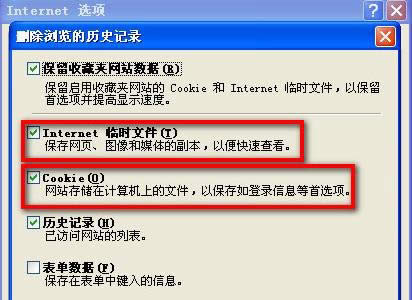 Internet选项