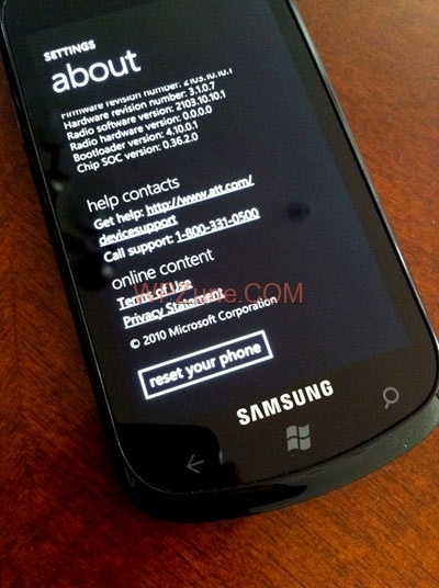 WP7与WM6.5软/硬复位方式对比 WP7与WM6.5软/硬复位方式对比