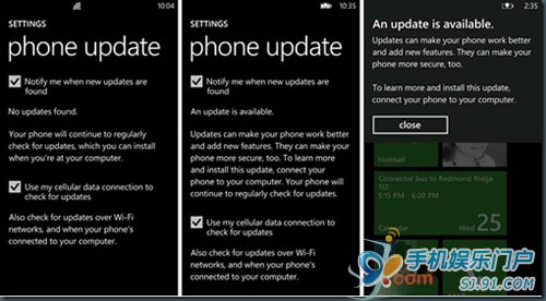 WP7更新将由微软统一发布 WP7更新将由微软统一发布