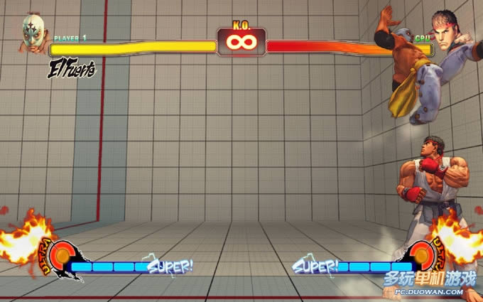 《街头霸王4》EL FUERTE强者出招图文指南