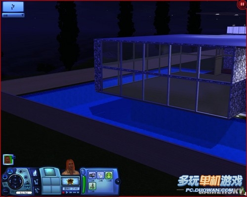 《模拟人生3》建筑系毕业生作品 夜景