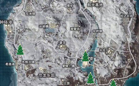 《和平精英》2020冰雪圣诞树位置图文一览