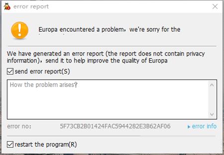 《无限法则》ERROR REPORT怎么办