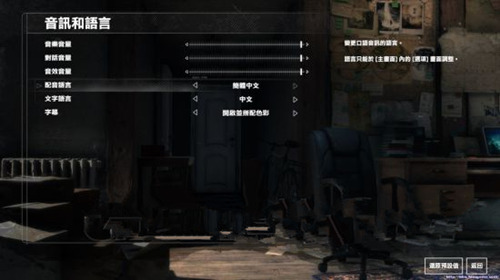 《古墓丽影:崛起》中文配音设置方法