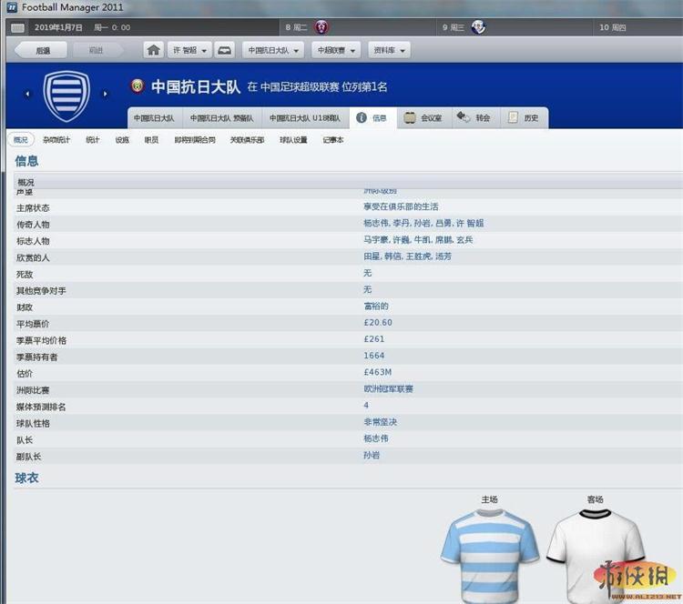 足球经理2011-晒晒我的傻x主席