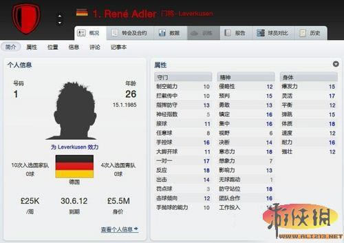 足球经理2012——各位置上性价比高的妖人