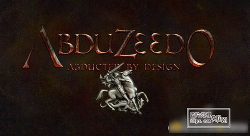 PS教程:PS制作欧洲中世纪复古文字特效 PS教程:PS制作欧洲中世纪复古文字特效