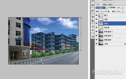 Photoshop技巧 让震后的废墟重现辉煌
