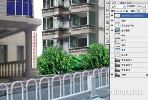 Photoshop技巧 让震后的废墟重现辉煌