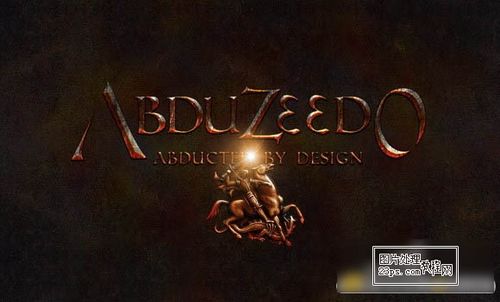 PS教程:PS制作欧洲中世纪复古文字特效 PS教程:PS制作欧洲中世纪复古文字特效