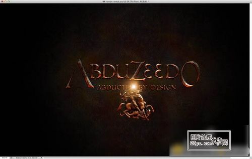 PS教程:PS制作欧洲中世纪复古文字特效 PS教程:PS制作欧洲中世纪复古文字特效