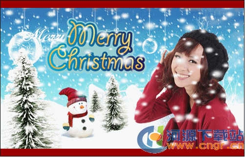 圣诞将临 打造温馨圣诞FEEL的自制动态雪花贺卡