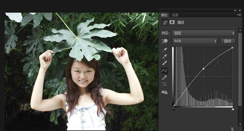 PS如何调出翠绿树木外景人像 PS如何调出翠绿树木外景人像