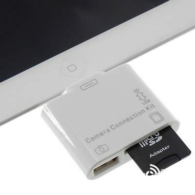 用读卡器将内存卡与电脑连接