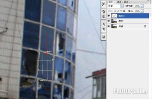 Photoshop技巧 让震后的废墟重现辉煌