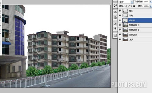Photoshop技巧 让震后的废墟重现辉煌