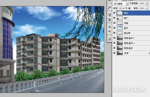 Photoshop技巧 让震后的废墟重现辉煌