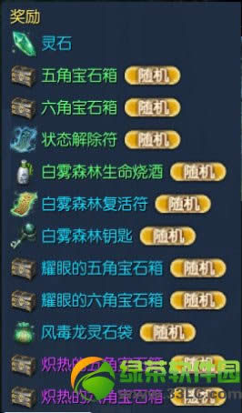 剑灵风毒龙掉落物品展示 风毒龙boss+护法掉落奖励1
