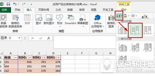 excel柱形图怎么加系列线 excel柱形图增加系列线图文教程1
