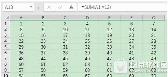 excel多行多列求和怎么算 excel多行多列求和公式介绍1
