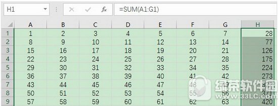 excel多行多列求和怎么算 excel多行多列求和公式介绍2