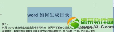 word文档怎么自动生成目录?Word自动生成目录教程5