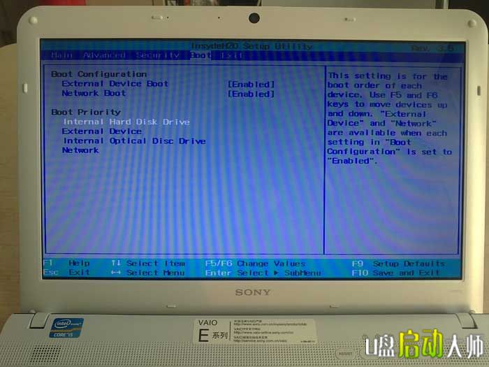 想用U盘装系统索尼笔记本如何进Bios设置U盘启动? 想用U盘装系统索尼笔记本如何进Bios设置U盘启动?