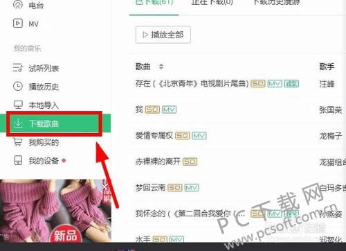 苹果mp3怎样下载歌曲?