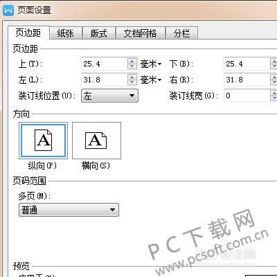wps页面设置在啥地方里?