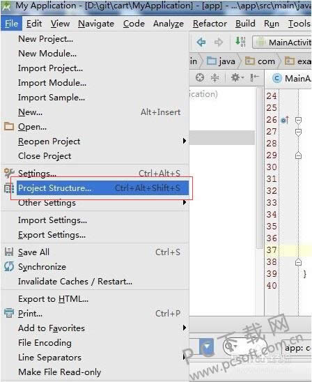Android Studio���ɾ����Ŀ��