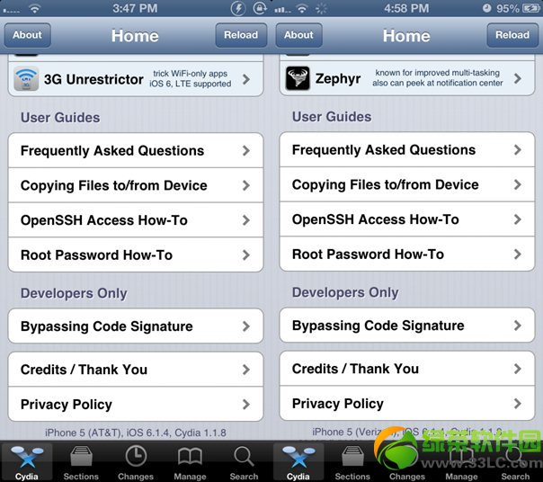 iPhone5 iOS6.1.4完美越狱成功2