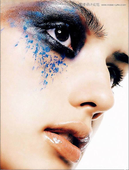 对广告人物肖像时尚大片磨皮调色的PS教程