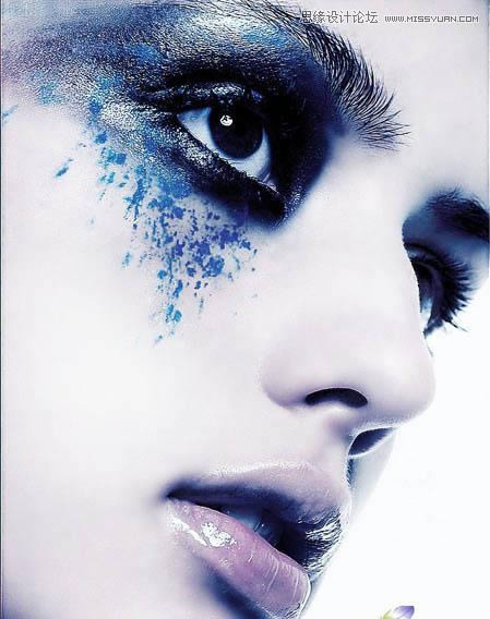 对广告人物肖像时尚大片磨皮调色的PS教程