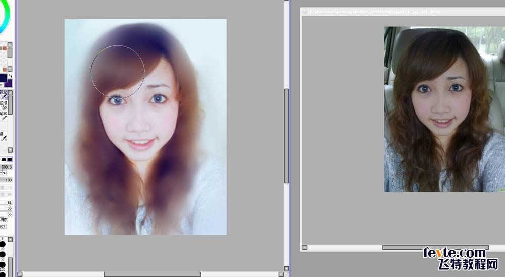 PS把手机照片转成手绘效果人像照片