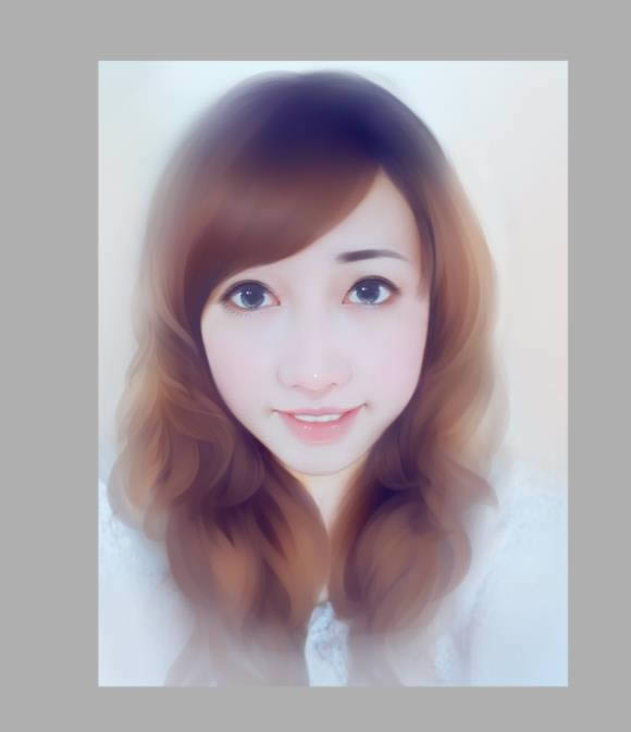 PS把手机照片转成手绘效果人像照片