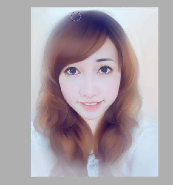 PS把手机照片转成手绘效果人像照片