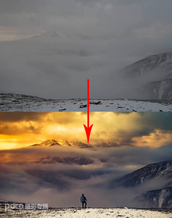 调出金黄唯美风景大片效果的PS修图教程