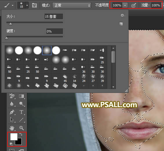 对满脸雀斑人像照片后期磨皮的PS教程