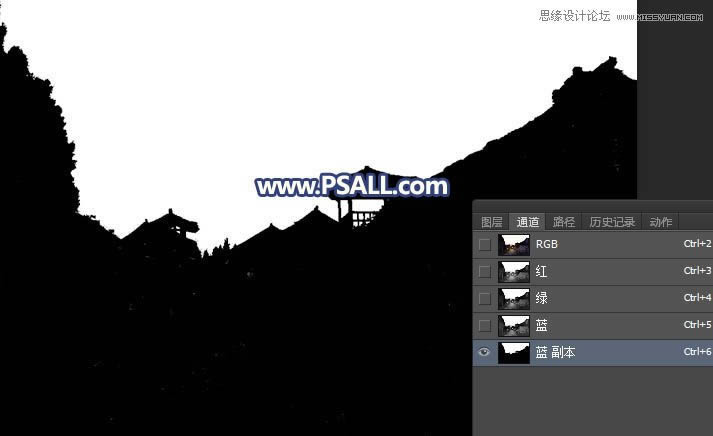 PS给整洁乡村小镇照片添加唯美夕阳效果