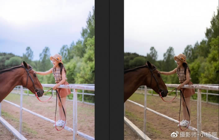 简单PS调出清新色彩效果儿童户外照片