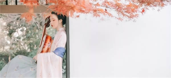 PS把外景汉服女孩照片调成通透古典色彩