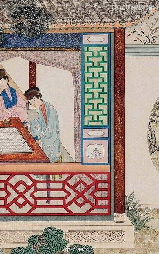 PS把汉服女孩照片调成古画风格效果