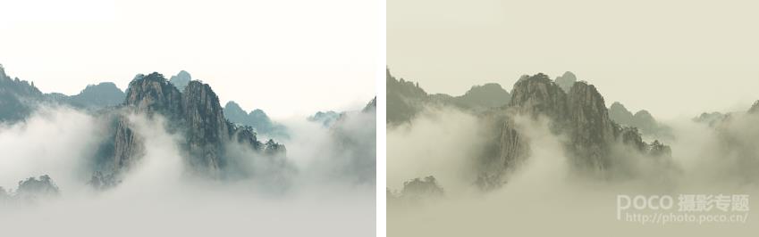 PS把汉服女孩照片调成古画风格效果